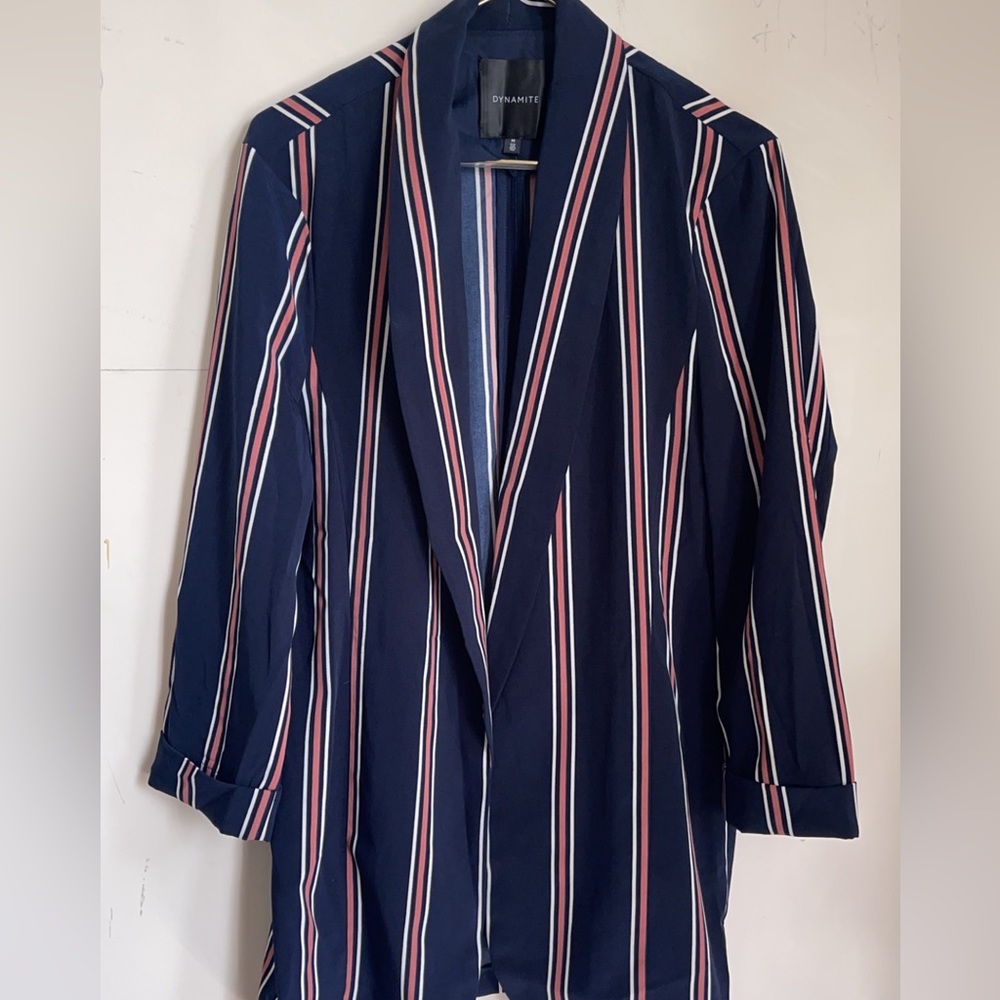Dynamite striped blazer